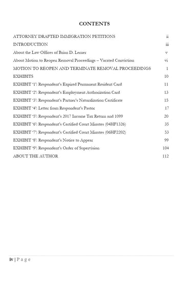 Rocket Immigration Petitions Immigration Visa Motion to Terminate Based on Vacated Conviction